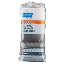 Norton 0000 Grade Super Fine Steel Wool Pad 12 pk