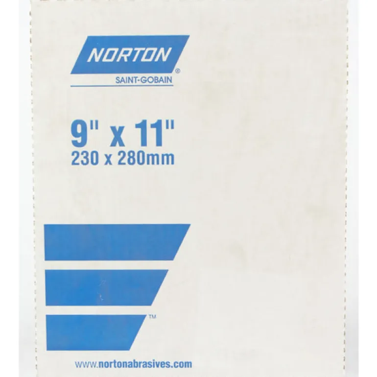 Norton 11 in. L X 9 in. W 220 Grit Aluminum Oxide Sandpaper 1 pk