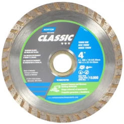 Norton Clipper 4 in. D X 5/8 and 7/8 mm Diamond Turbo Rim Blade 1 pc
