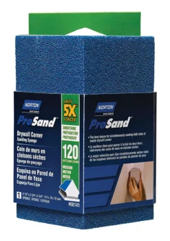 Norton ProSand 4.5 in. L X 2.75 in. W X 2.75 in. 120 Grit Medium Corner Sanding Sponge