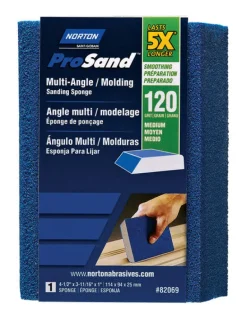 Norton ProSand 5.5 in. L X 4.2 in. W X 0.875 in. 60 Grit Coarse Contour Sanding Sponge