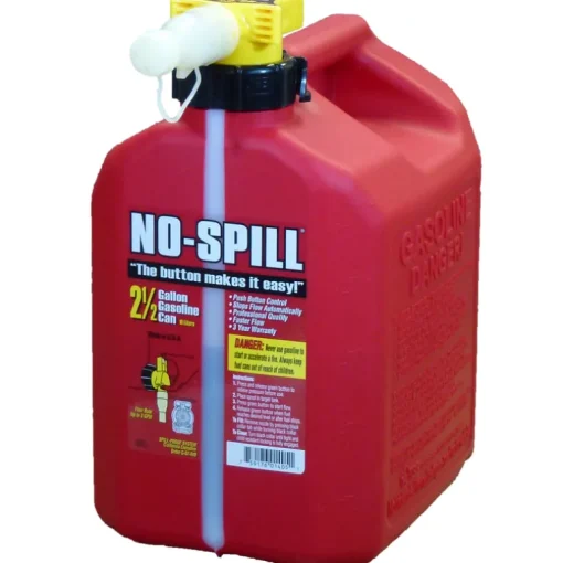 No-Spill HDPE Gas Can 2.5 gal