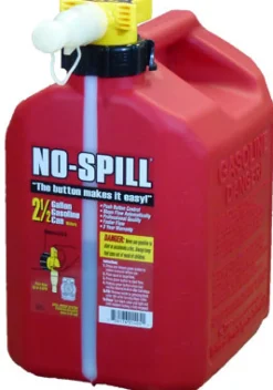 No-Spill HDPE Gas Can 2.5 gal