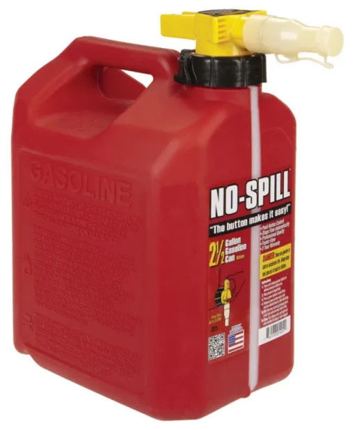 No-Spill HDPE Gas Can 2.5 gal