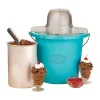 Nostalgia Blue 4 qt Ice Cream Maker 16.25 in. H X 13 in. W X 12.25 in. L