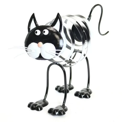 Ns Swirl Cat Metal 9" (Pack of 4)