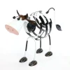 Ns Swirl Cow Metal 9" (Pack of 4)