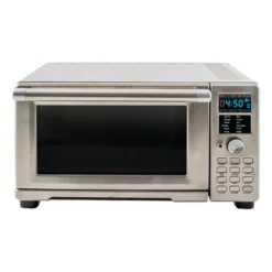 NuWave Bravo XL Silver 1728 cu. in. Programmable Digital Air Fryer w/Baking Pan