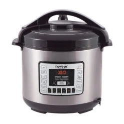 NuWave Stainless Steel Pressure Cooker 8 qt. Silver