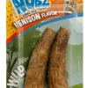 Nylabone Nubz Venison Chews For Dogs 2.8 oz 4.3 in. 2 pk