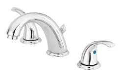 Oak Brook Chrome 1.2 GPM Widespread Coastal Low Lead Lavatory Pop Up Faucet 8 in.