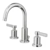 Oak Brook Chrome 1.25 GPM Widespread Modena Low Lead Lavatory Pop Up Faucet 8 in.