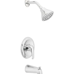 Oak Brook Coastal 1-Handle Brass Chrome Tub and Shower Faucet