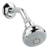Oak Brook PVC Chrome 1.8 GPM 3-Settings Wall Mount Shower Head 3 Dia. in.