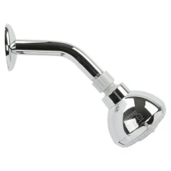 Oak Brook PVC Chrome 1.8 GPM 3-Settings Wall Mount Shower Head 3 Dia. in.