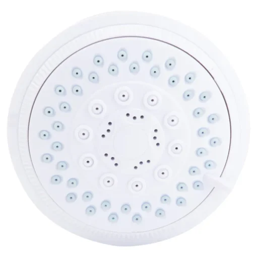 Oak Brook PVC Chrome 1.8 GPM 5-Settings Wall Mount Shower Head 4 Dia. in.