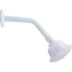 Oak Brook PVC Chrome 1.8 GPM 5-Settings Wall Mount Shower Head 4 Dia. in.