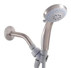 OakBrook Brushed Nickel PVC 3 settings Handheld Showerhead 1.8 gal