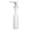 OakBrook Brushed Nickel White Plastic Lotion/Soap Dispenser