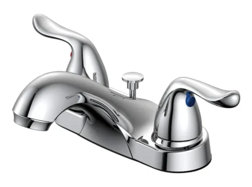 OakBrook Chrome Coastal Pop-up Bathroom Sink Faucet 4 in.