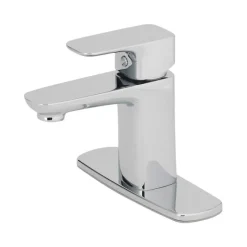 OakBrook Chrome Modern Single-Handle Bathroom Sink Faucet 2 in.