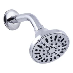 OakBrook Chrome PVC 3 settings Wallmount Showerhead 1.8 gpm