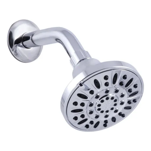 OakBrook Chrome PVC 3 settings Wallmount Showerhead 1.8 gpm