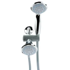 OakBrook Chrome PVC 3 settings Showerhead Combo 1.8 gpm