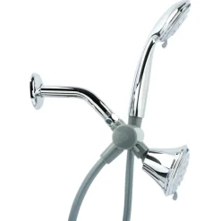OakBrook Chrome PVC 3 settings Showerhead Combo 1.8 gpm