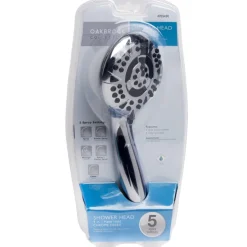 OakBrook Chrome PVC 5 settings Handheld Showerhead 1.8 gpm