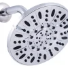 OakBrook Chrome PVC 3 settings Wallmount Showerhead 1.8 gpm