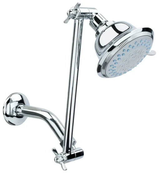OakBrook Chrome PVC 5 settings Adjustable Showerhead 1.8 gpm