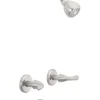 OakBrook Essentials 2-Handle Brushed Nickel Tub and Shower Faucet