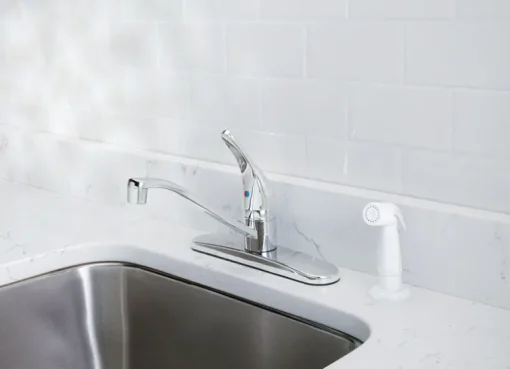 OakBrook Essentials One Handle Chrome Kitchen Faucet