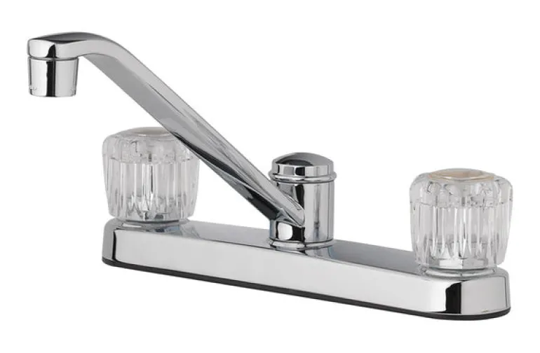 OakBrook Essentials Two Handle Chrome Kitchen Faucet