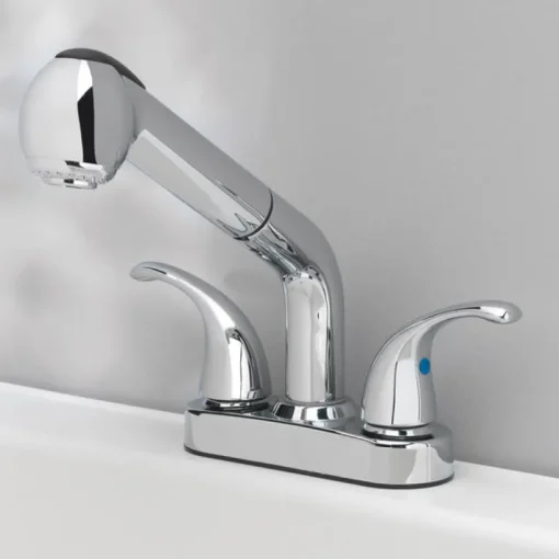 OakBrook Essentials Two Handle Chrome Laundry Faucet