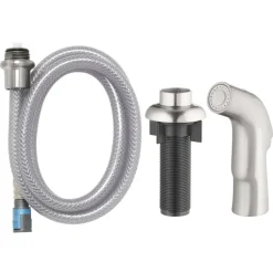 OakBrook For OakBrook Metallic Brushed Nickel Faucet Sprayer with Hose