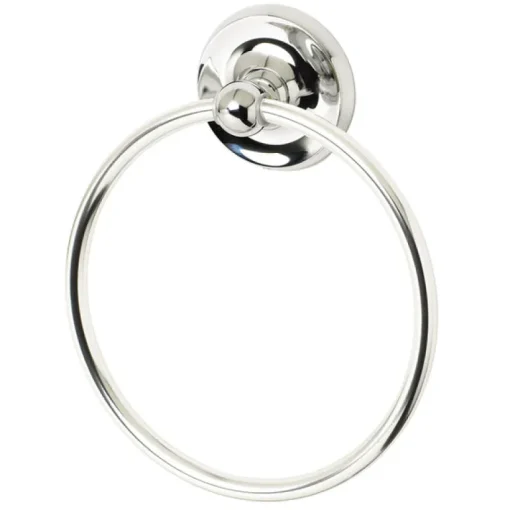 OakBrook Polish Chrome Towel Ring Zinc