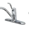 OakBrook Tucana One Handle Chrome Kitchen Faucet Side Sprayer Included