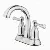 OakBrook Verona Chrome Modern Two-Handle Bathroom Sink Faucet 4 in.