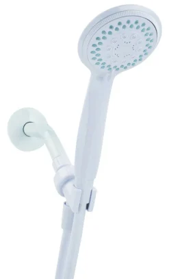 OakBrook White PVC 5 settings Handheld Showerhead 1.8 gpm
