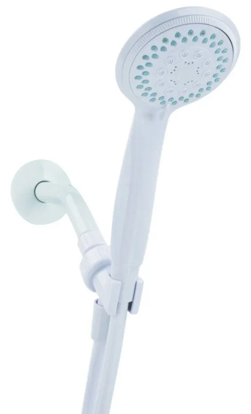 OakBrook White PVC 5 settings Handheld Showerhead 1.8 gpm