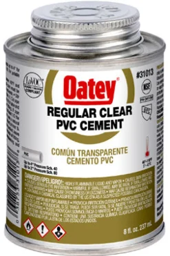 Oatey 31013 8 Oz Clear PVC Regular Cement