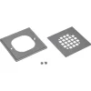 Oatey 42336 4.54 X 4.54 Polished Stainless Steel Square Snap In Strainer With Ring (Pack of 4).