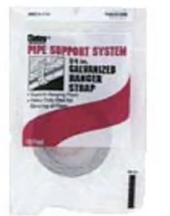 Oatey 10 ft. Galvanized Galvanized Steel Hanger Strap