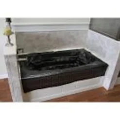 Oatey Black Plastic Composite Rectangle Adjustable Bathtub Protector 15 L x 2 H x 15 W in.