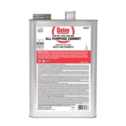 Oatey Clear All-Purpose Cement For CPVC/PVC 1 gal