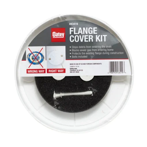 Oatey Flange Cover 7-3/4 Dia. in. with Bolt