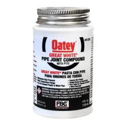 Oatey Great White White Pipe Joint Compound 4 oz (Pack of 12).
