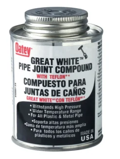 Oatey Great White White Pipe Joint Compound 16 oz